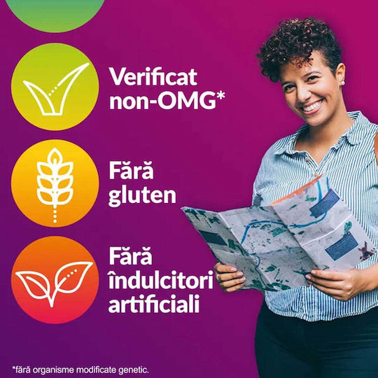 Centrum Women Vitamina pentru Întărirea Sistemului Imunitar, Pielea & Acțiune Antioxidantă potrivit pentru adulți 50+ 30 Tablete