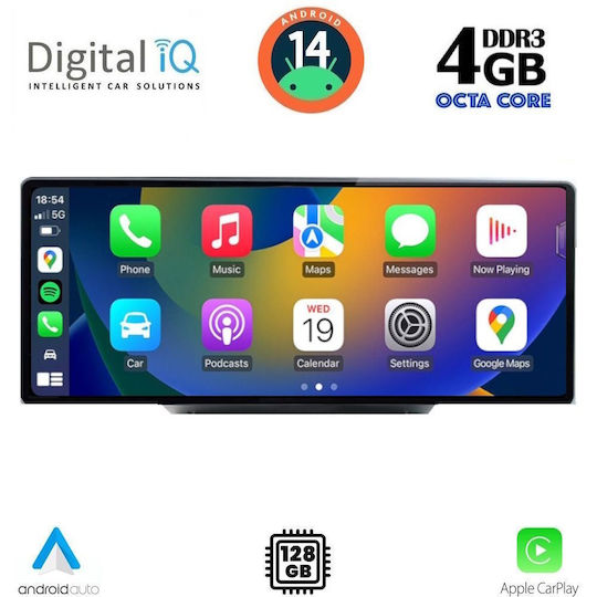 Digital IQ Car Audio System for Audi Q5 2017 (Bluetooth/USB/WiFi/GPS/Apple-Carplay/Android-Auto) with Touch Screen 10.25"