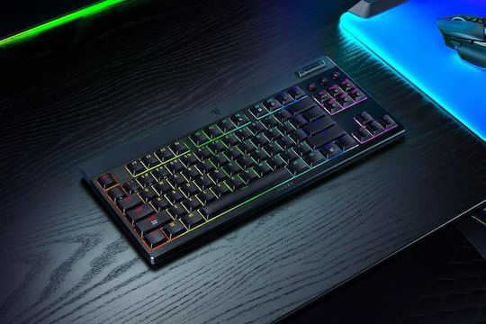 Razer BlackWidow V4 Low Profile Wireless Gaming Mechanical Keyboard Tenkeyless with Razer Orange Switches and RGB Lighting English US