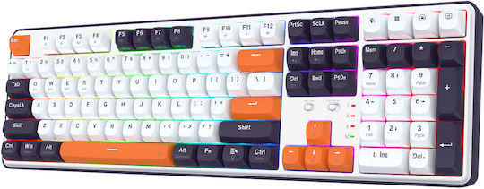 Redragon K689WBO-RGB-PRO Drahtlos Gaming Mechanische Tastatur 75% mit RGB-Beleuchtung (Englisch US) Wyvern