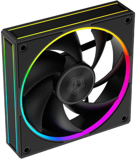 ID-Cooling Ventilator Pentru Carcasă 120mm (2000rpm / 78cfm) Cu Iluminare ARGB Și Conexiune 3-Pin