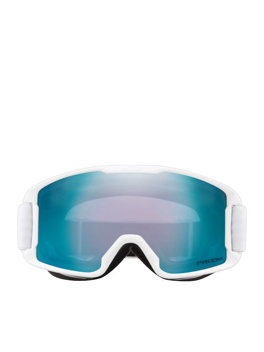Oakley Snow Mască Pentru Adulți Albă Cu Lentilă Fumuriu Albastru Oakley Snow Mască Pentru Adulți Albă Cu Lentilă Fumuriu Albastru