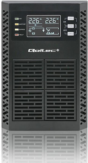 Qoltec 52281 UPS On-Line 2000VA 2000W