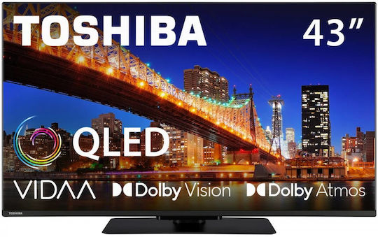 Toshiba Smart Television 43" 4K UHD QLED QV3F HDR (2024)