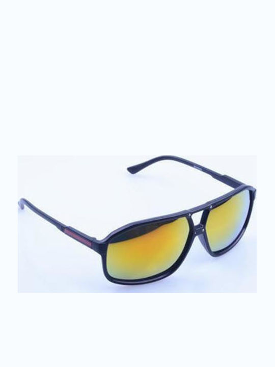 Unisex Sunglasses with Beige Frame and Beige Lens S-OG-0886
