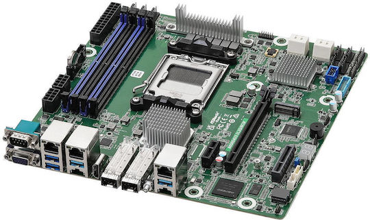 ASRock B650D4U3-2L2Q/BCM B650E Motherboard Micro ATX with AMD AM5 Socket
