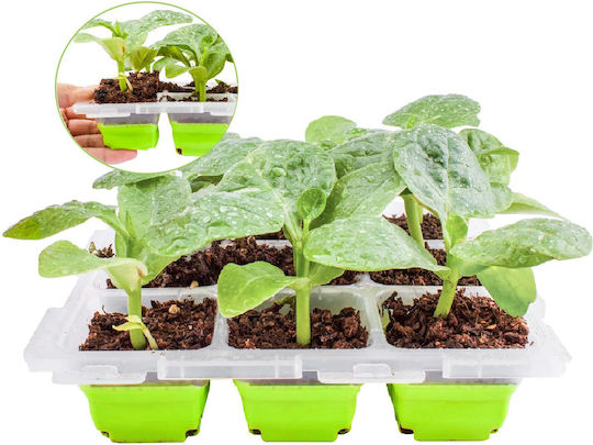 Seed Tray Lid Mini Greenhouse 9 Cells 5.6x5.6x4.5 Cm Planting