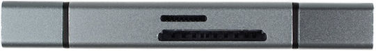 Външен четец на карти Spacer Spcr-typec-usb-01