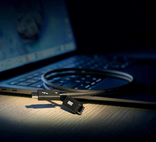 OWC Thunderbolt 4 Cable Μαύρο 0.7m (OWCCBLTB4C0.7M)