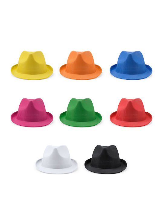 Kids' Hat Fedora Fabric Yellow