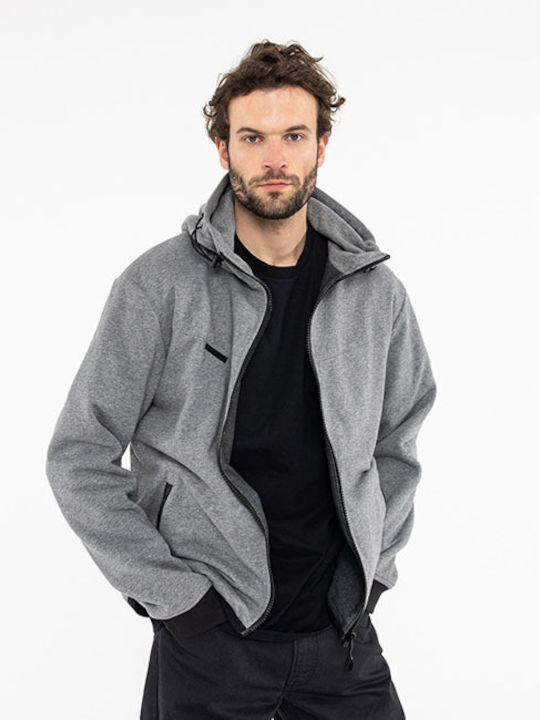 Sweatshirt mit Kapuze Grey Melange