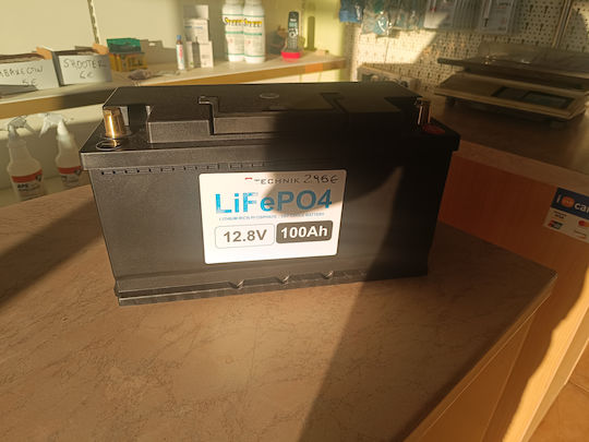 Λιθίου Lifepo4 Μπαταρία UPS με Χωρητικότητα 100Ah και Τάση 12V 1τμχ