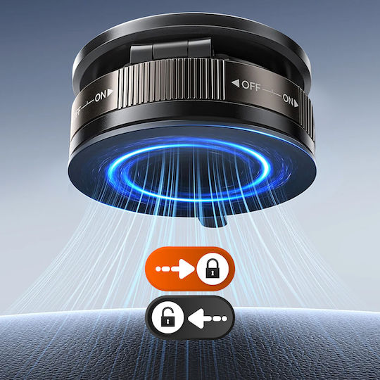 Linq Rotating Magnetic Smartphone Holder Suction Cup Mount Black