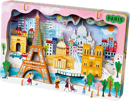Ξύλινο Παιδικό Puzzle Paris Avenir