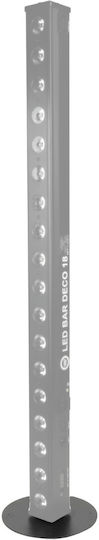 DNA MBP1 Base Vertical Operation Lighting Bar Round Steel Non-slip Feet 20x20x0.3 cm Floor Base for LED Bar DMX