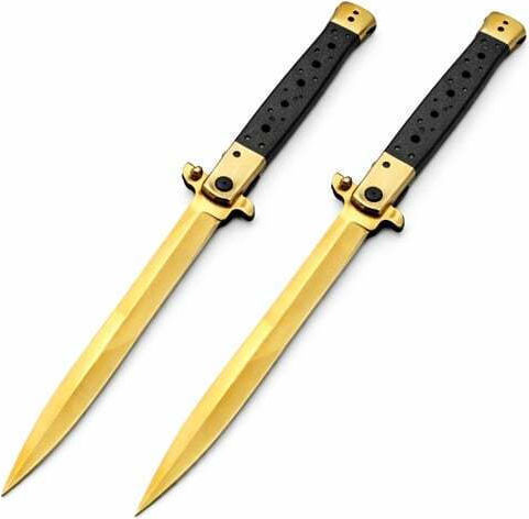 Stiletto Σουγιάς Χρυσός Σετ 2τμχ