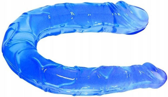 Baile Dildo dublu Albastru 30cm