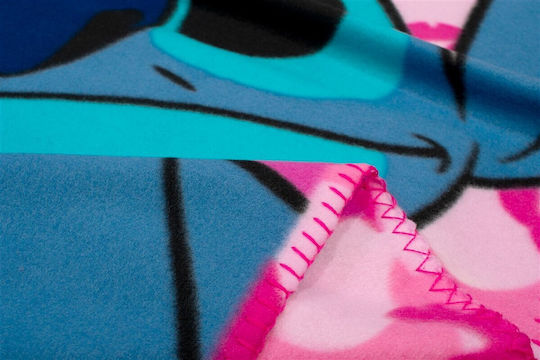 Dimcol Κουβέρτα Fleece Pink 140x100εκ.