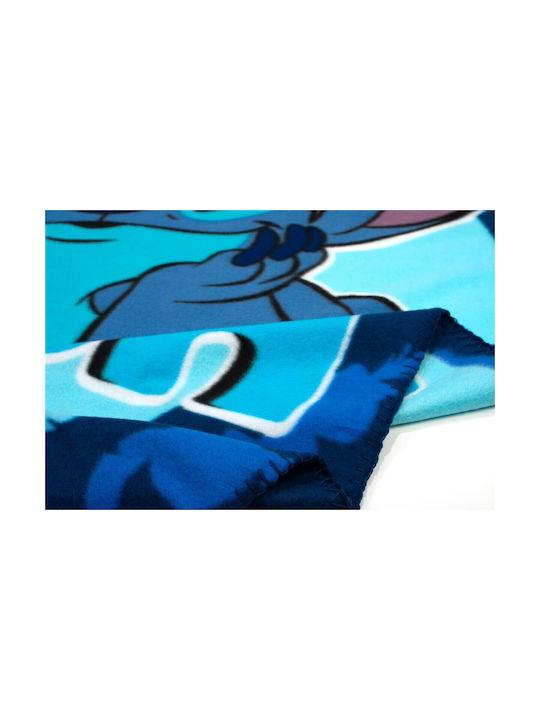 Dimcol Κουβέρτα Fleece Blue 140x100εκ.
