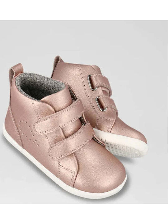 Iwalk Grass Court Kids Sneakers High with Scratch Pink