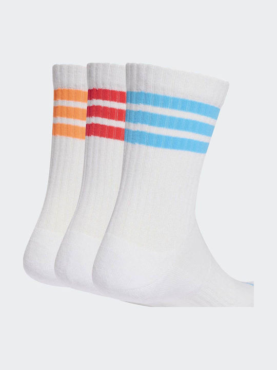 adidas 3 Stripes Laufsocken Orange