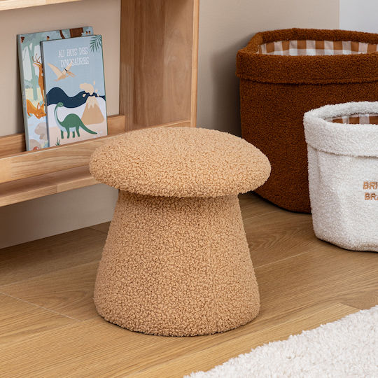 Hocker Teddy Gelb 27x27x27cm 1Stück