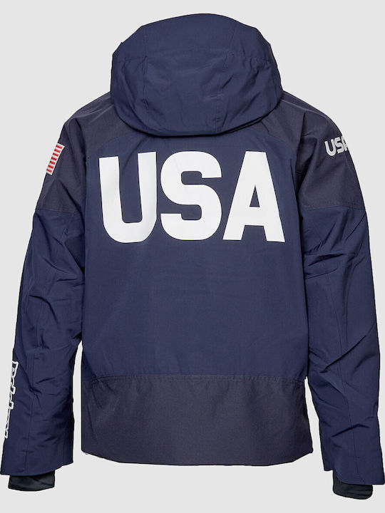 Kappa 6cento 602c 1656550015 Blue Men's Ski & Snowboard Jacket