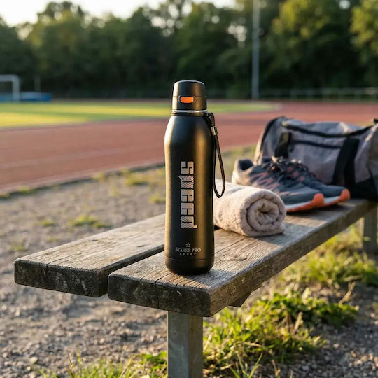 Starke Pro Μπουκάλι Θερμός 850ml Μαύρο