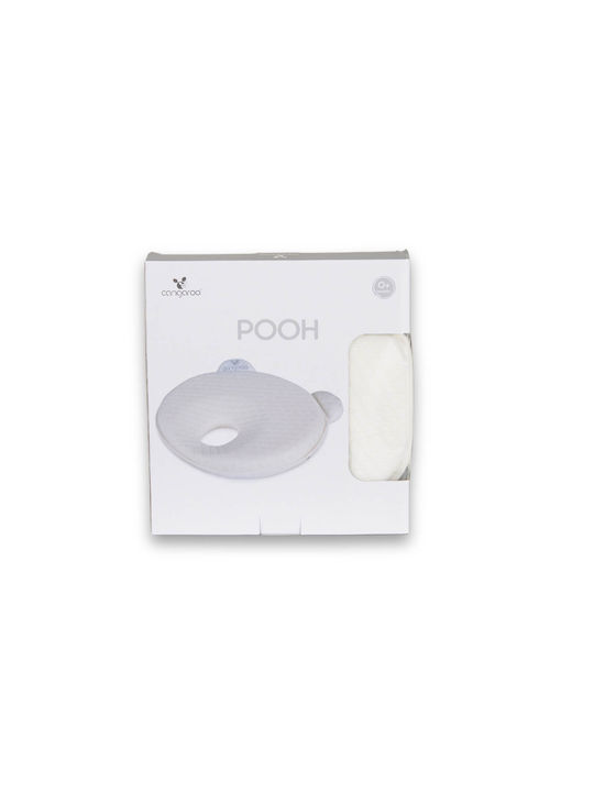 Cangaroo Baby Plagiocephaly Pillow Memory Foam Pooh White 56x52cm