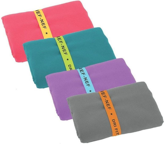 Nef-Nef Homeware Vivid Πετσέτα Microfiber Σώματος 200gr/m² Γκρι 150x75εκ.