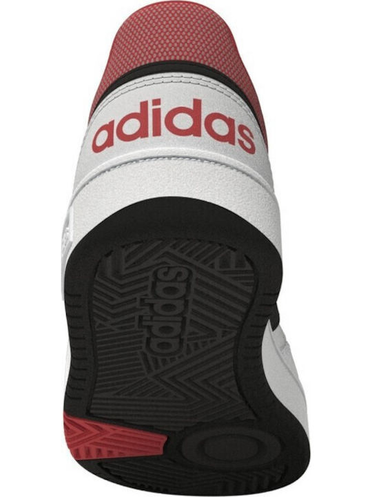 Hoops 3.0 CF Incaltaminte Sport Copii Baschet Cu Închidere Hoop & Loop Albă