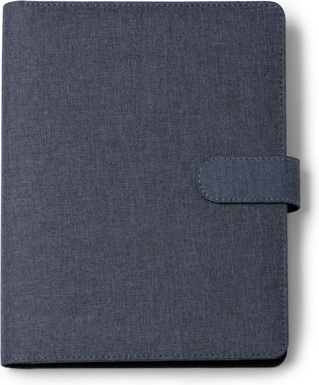 Notebook 80 Sheets A5 with Pen Holder Blue