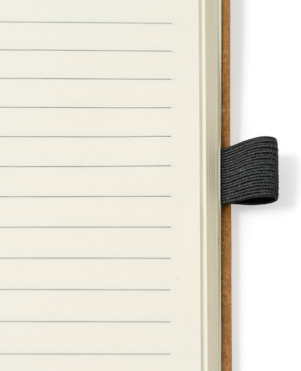 Notebook 100 Sheets A5 with Elastic Gray