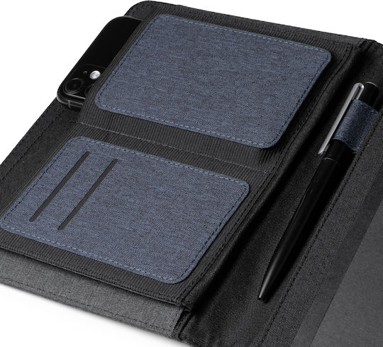 Notebook 80 Sheets A5 with Pen Holder Blue