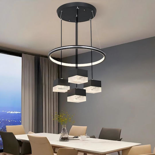 LED Κρεμαστό Φωτιστικό Μαύρο 4x4εκ. LED Κρεμαστό Φωτιστικό Μαύρο 4x4εκ.