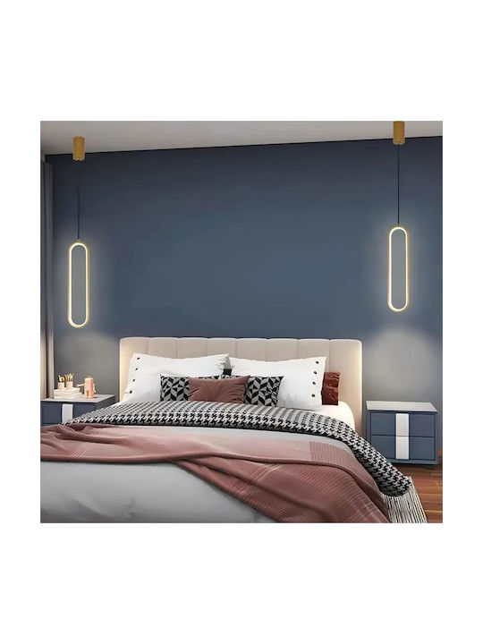 Adjustable Pendant Light Gold 40x40cm