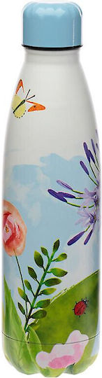 Puckator Botanical Gardens Bottle Thermos Stainless Steel BPA Free 500ml Multicolour