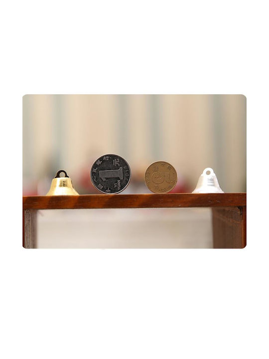 Hanging Bell Ornament Gold 2x2cm Set 50pcs