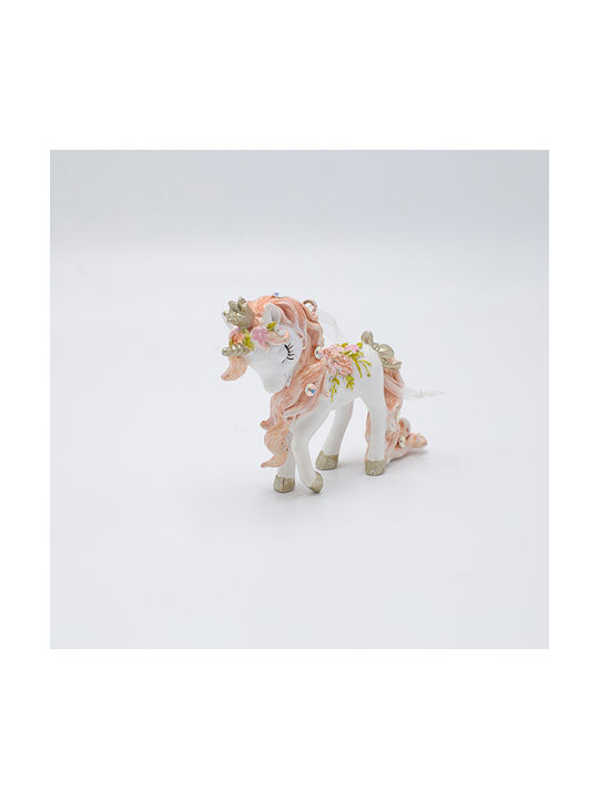 Polyresin Einhorn Schmuckstück Soman 9,5x8cm