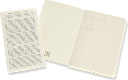 Moleskine Volant Комплект 2 Бележника Булет 40 Листа с Бели Страници Оранжеви