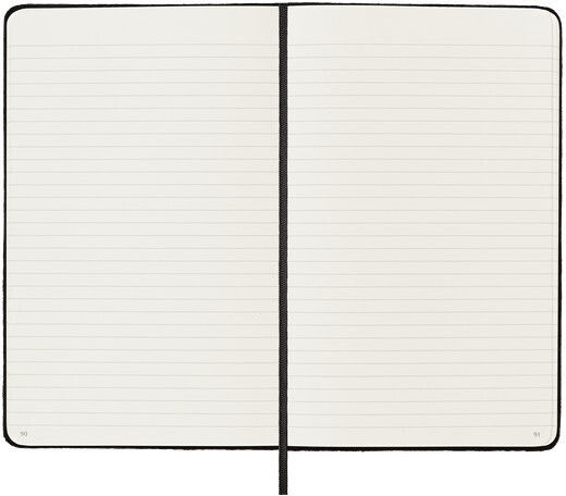 Moleskine Notebook Тетрадка На райета Черен