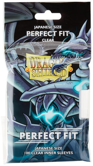 Dragon Shield Dragon Shield Japanese Perfect Fit Inner Sleeve Japanese Size 100τμχ Clear