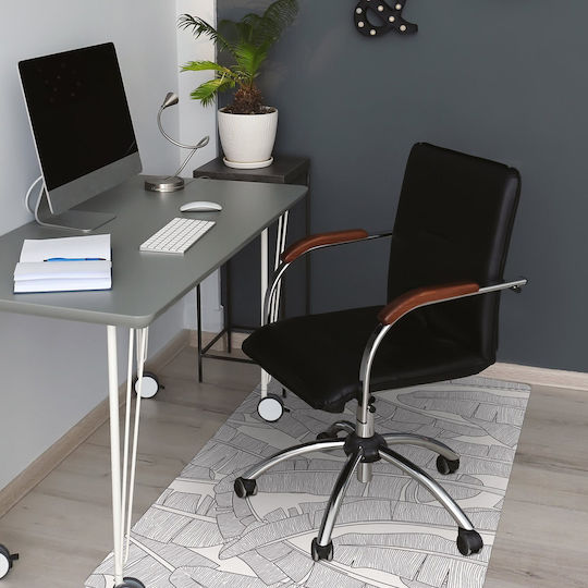 Robustes Bürostuhlunterlagen Bodenmatte Stühle Blätter Bananenpflanze 120x90 cm