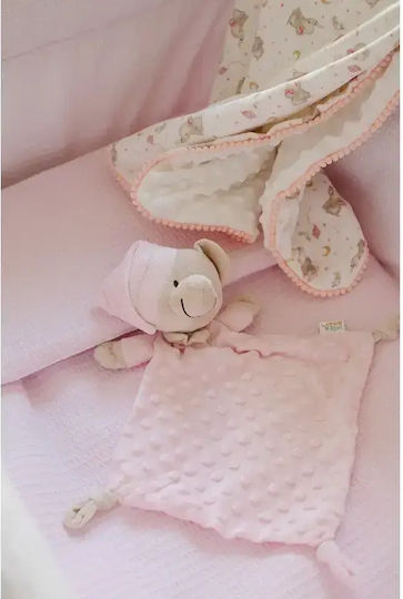 Interbaby Blanket Spanish Nursery Swaddling Blankets Elefante Cotton Pink 80x110cm