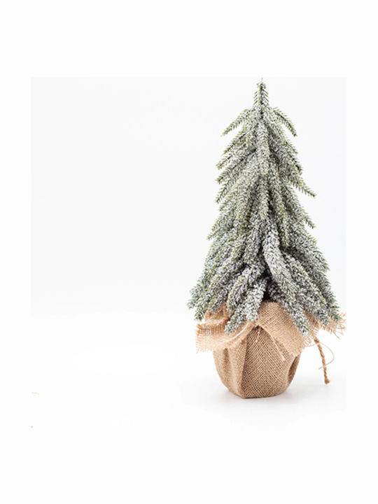 Christmas Decorative Plastic Tree 36cm Green 6pcs