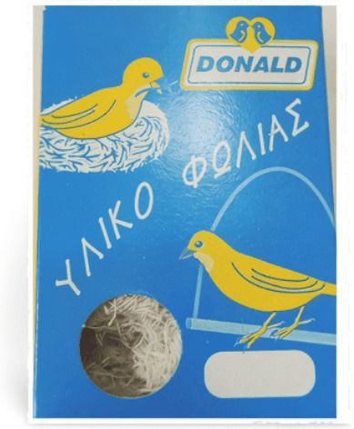 Donald Pet Care Υλικό Φωλιάς Πτηνών Μπεζ