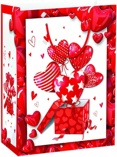 HOMie 42135 Paper Bag for Gift Red 33x10x45cm.