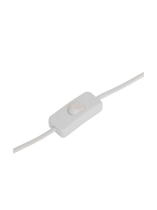 A-s Metal Table Lamp for Socket E27 with Orange Shade and Base