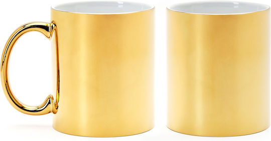 Zala Mug Ceramic Gold 350ml