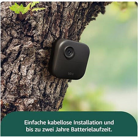 Blink 4th Gen 1080p Outdoor Wireless Security Camera 2-pack System Black B0b1n6b8qt